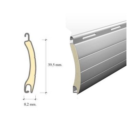 Rollo persiana enrollable Aluminio C39 Curva - Imagen 2